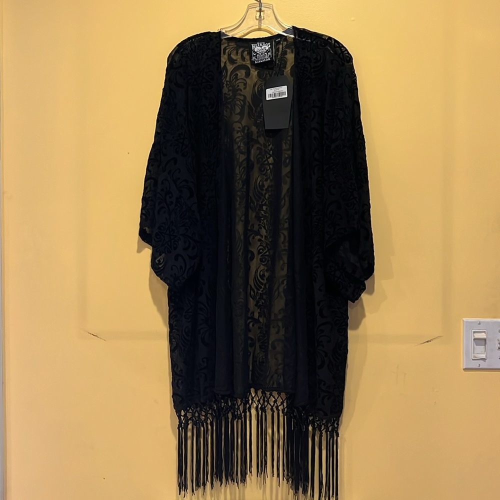 Killstar Last Rites kimono size S  jacket NWT - Picture 5 of 8